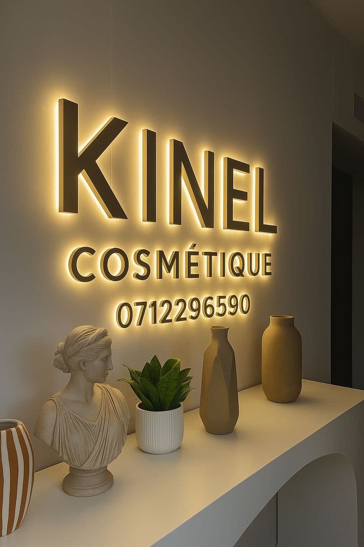 Задняя подсветка для KINEL Cosmetique — наружная реклама от Nest Nukus